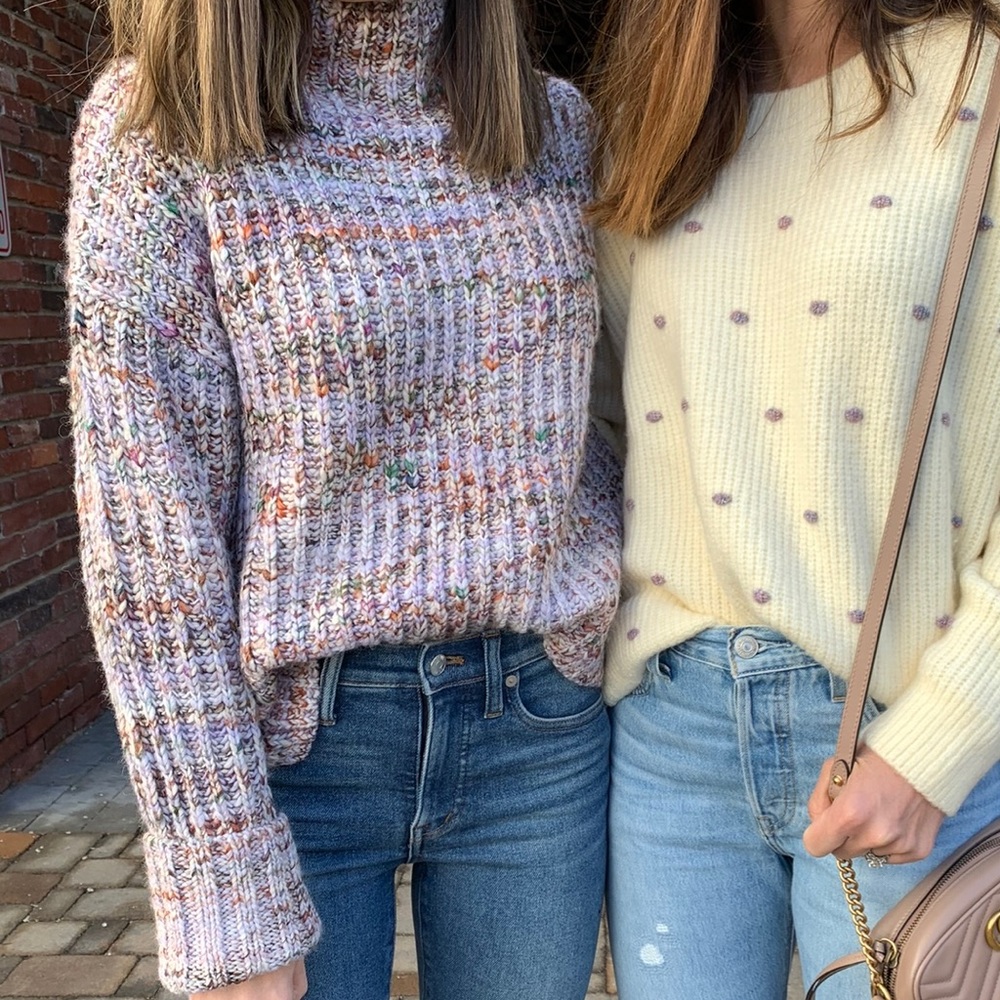 Madewell mock neck sweater